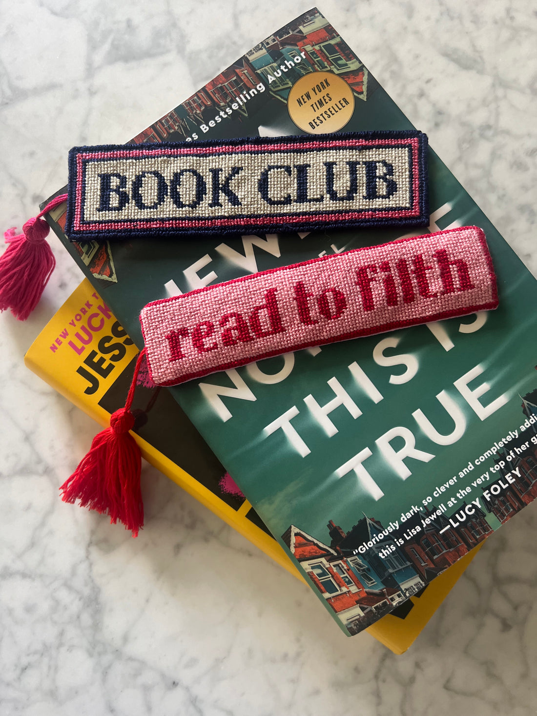 Choose-Your-Own-Adventure Needlepoint Bookmarks