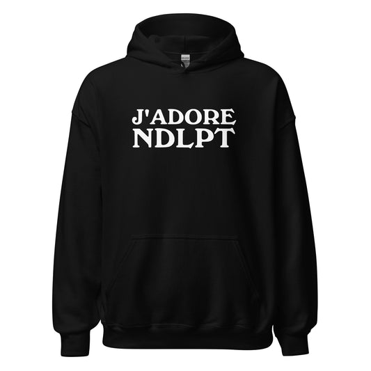 J'ADORE NDLPT Hoodie (White Font)